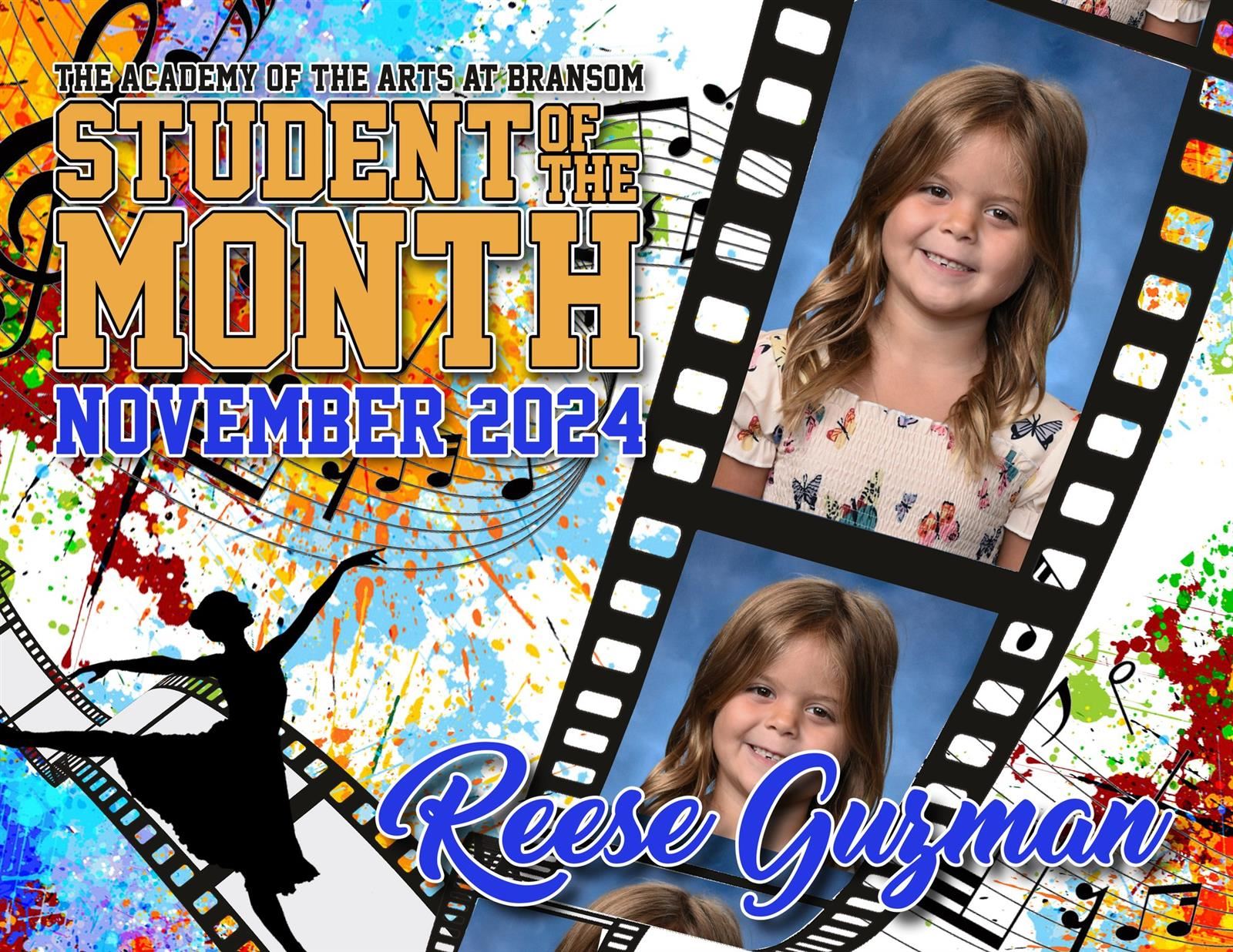  Girl Student of the Month