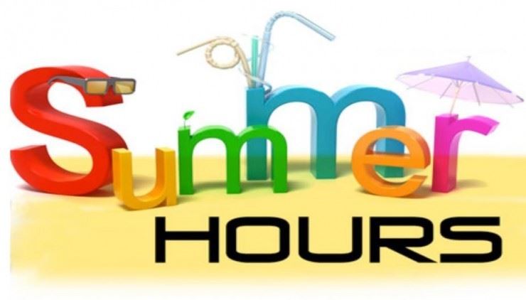  Summer Hours