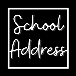 School Address 