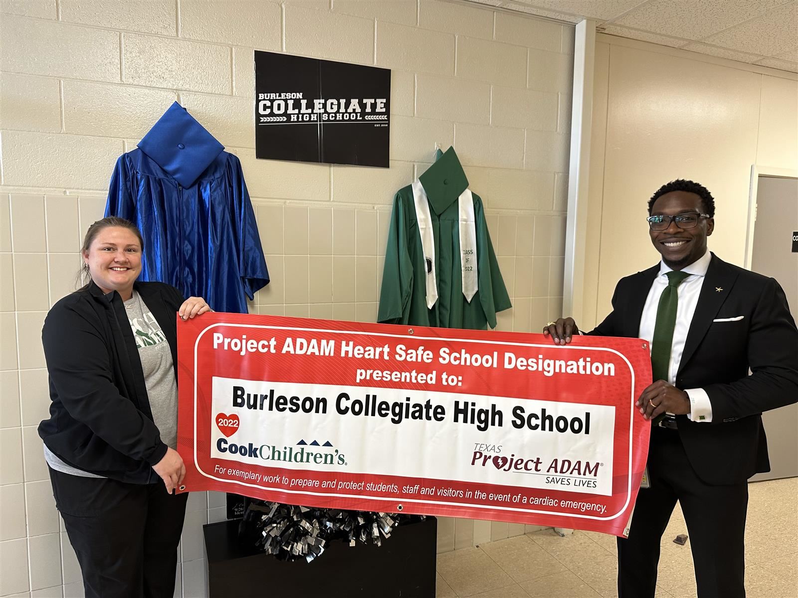 BCHS Recognized as a Heart Safe School by Cook Children's Heart Center