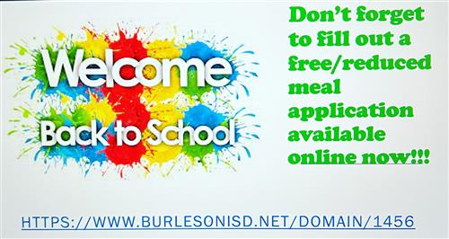 Free/Reduced Meal Application