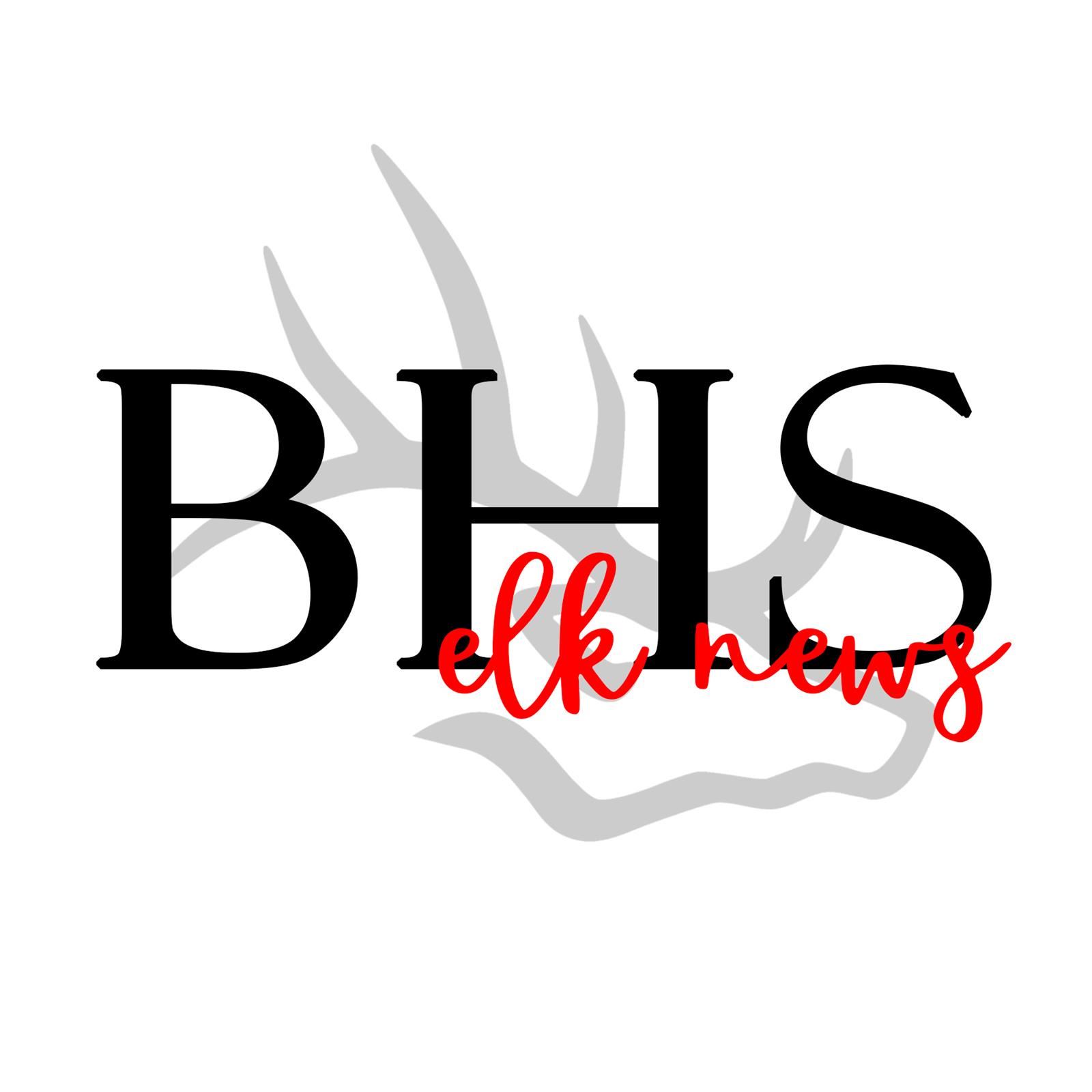  school mascot image with BHS elk news overlayed