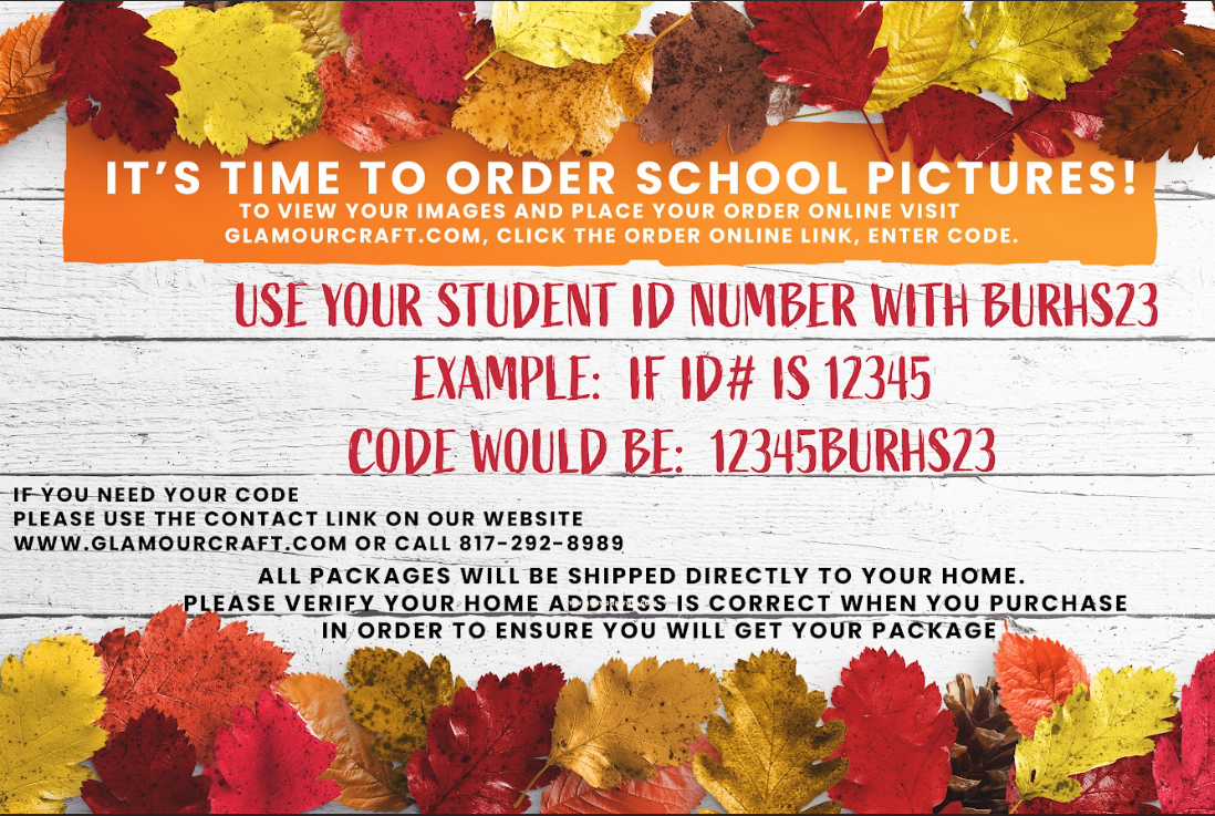 It's time to order school photos! At Glamourcraft.com. You can also book Senior Portraits through t