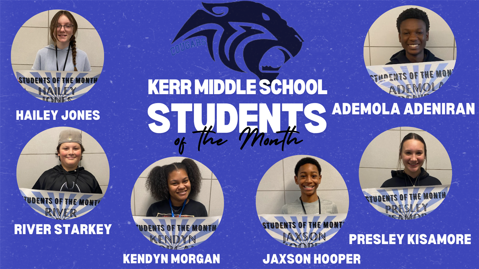  January Students of the Month 