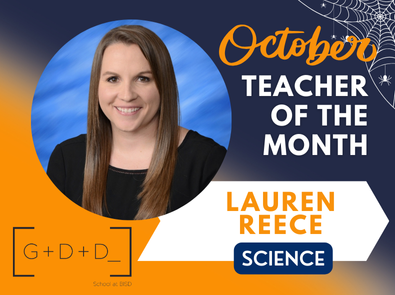  October Teacher of the Month Lauren Reece