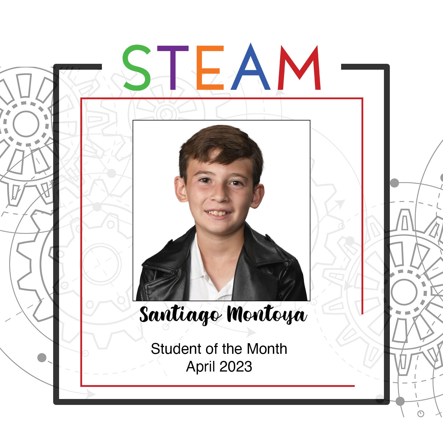  April Student of the Month