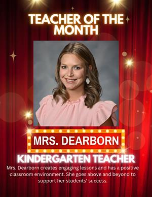 Teacher of the month dearborn