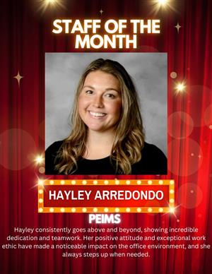 staff of the month hayley