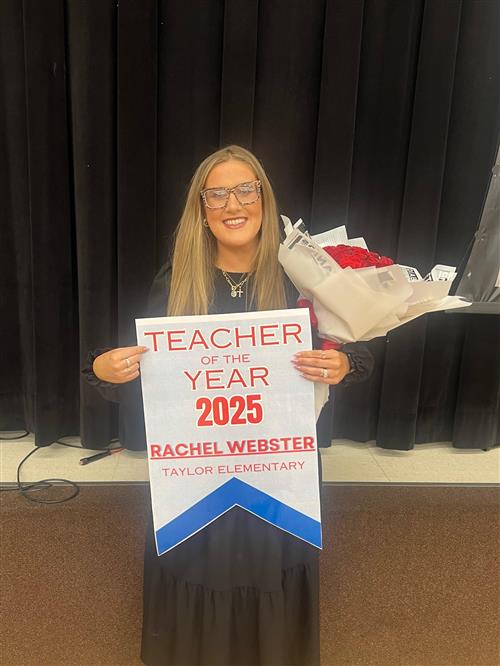 Teacher of the Month  Mrs. Webster