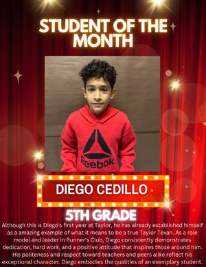Diego student of the month