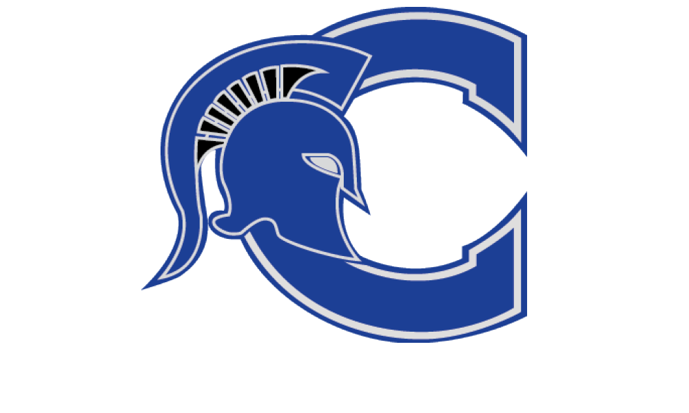 CHS Logo Image of a capital "C" with a spartan helmet